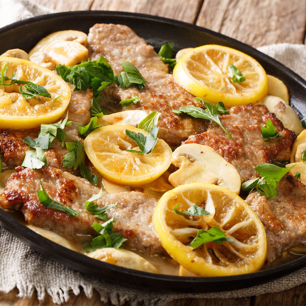 Scaloppine di tacchino estive