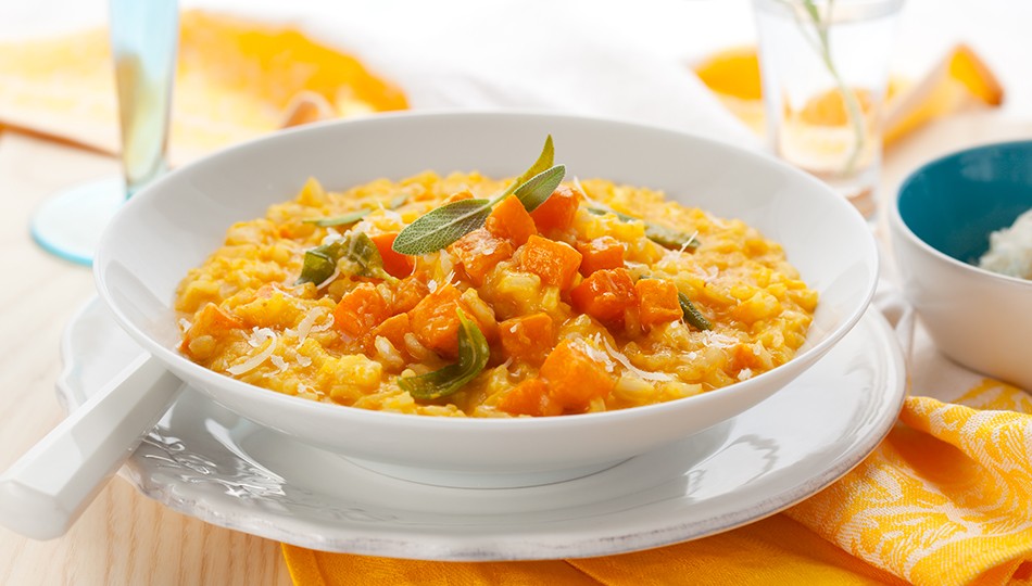 Risotto con la zucca