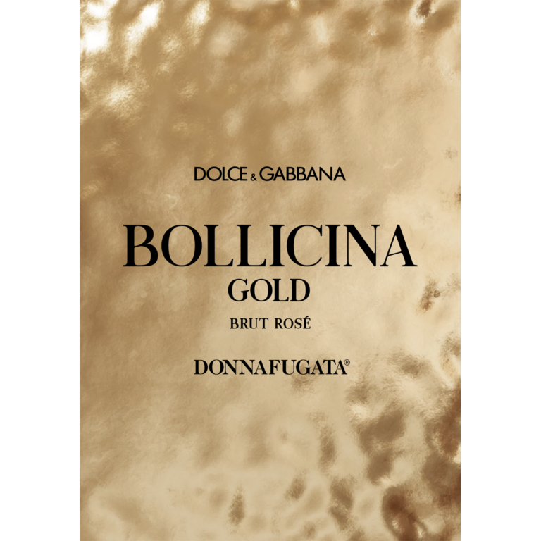Leaflet Bollicina Gold Dolce&Gabbana e Donnafugata