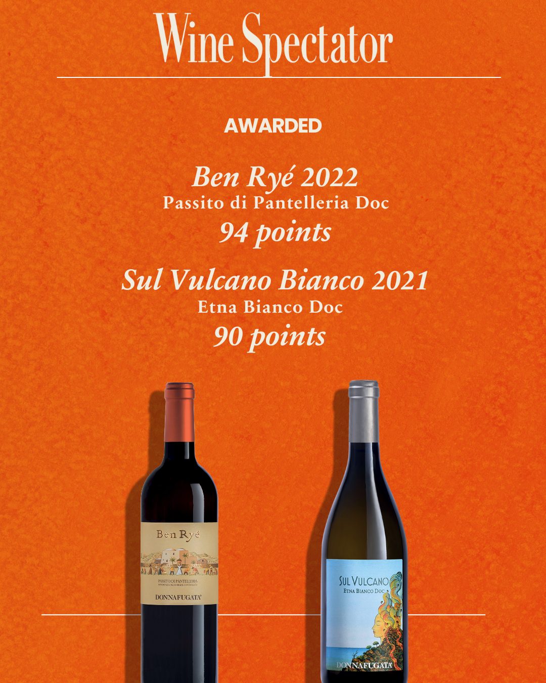 Wine Spectator & Vinous Awards – Donnafugata