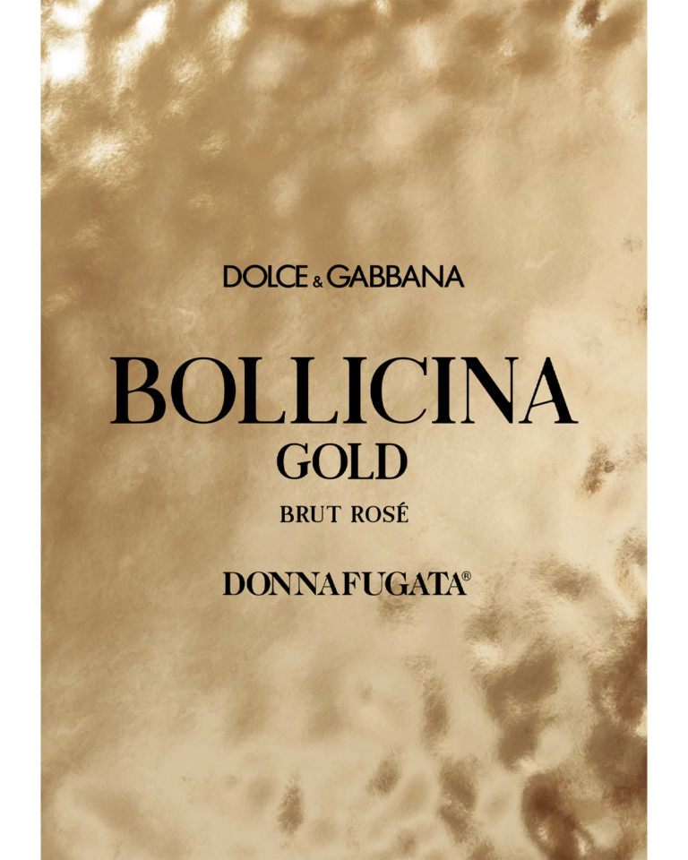 Leaflet Bollicina Gold Dolce&Gabbana e Donnafugata