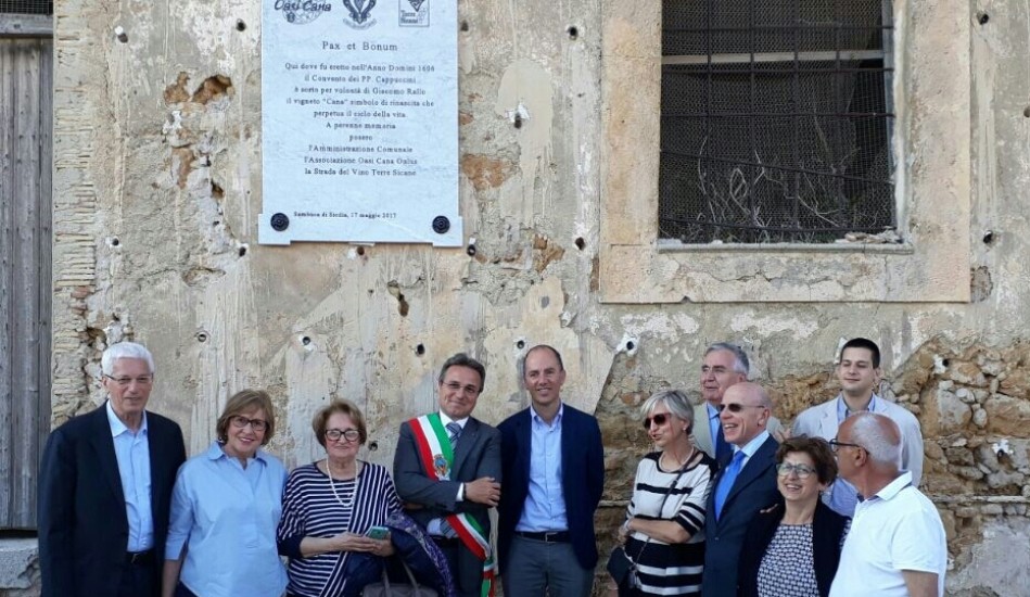 Sambuca di Sicilia gedenkt Giacomo Rallo und seiner Großzügigkeit