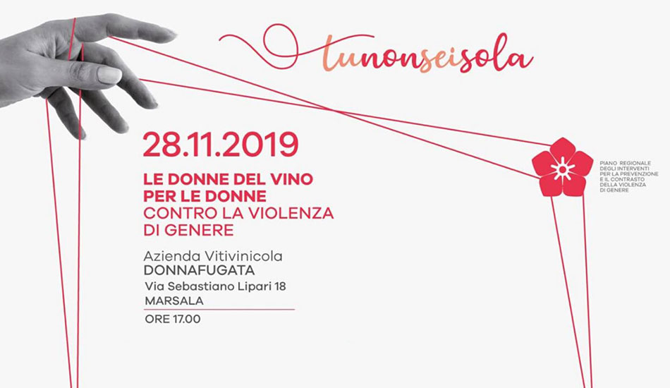 “Tu non sei sola” – Le Donne del Vino per le donne